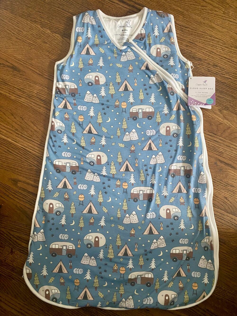 Copper Pearl Cloud Sleep Sack – 18–24 Months – Baby Wearable Blanket